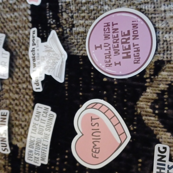 $4 Add-on New Colorful "Rude" Stickers - Set Of 30 - Picture 6 of 9